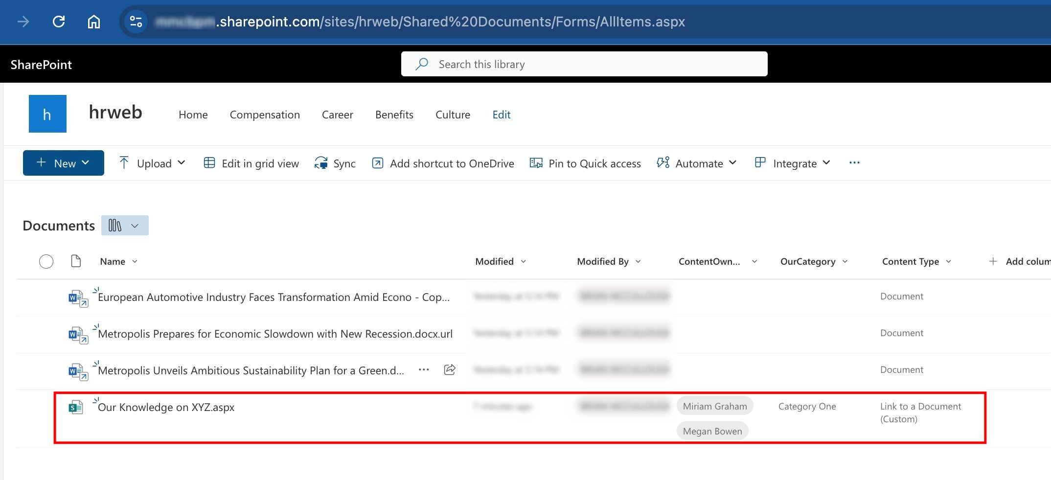 Link to a Document as an aspx file in a document library