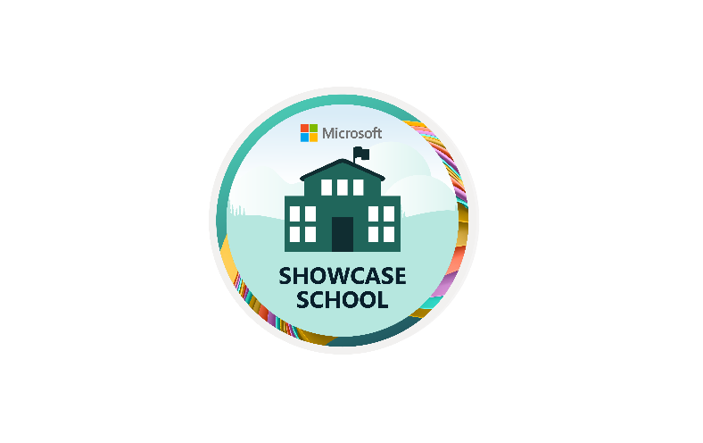 Screenshot of Showcase Schools badge.