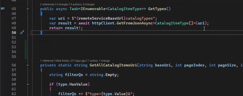 Partially accepting a code completion